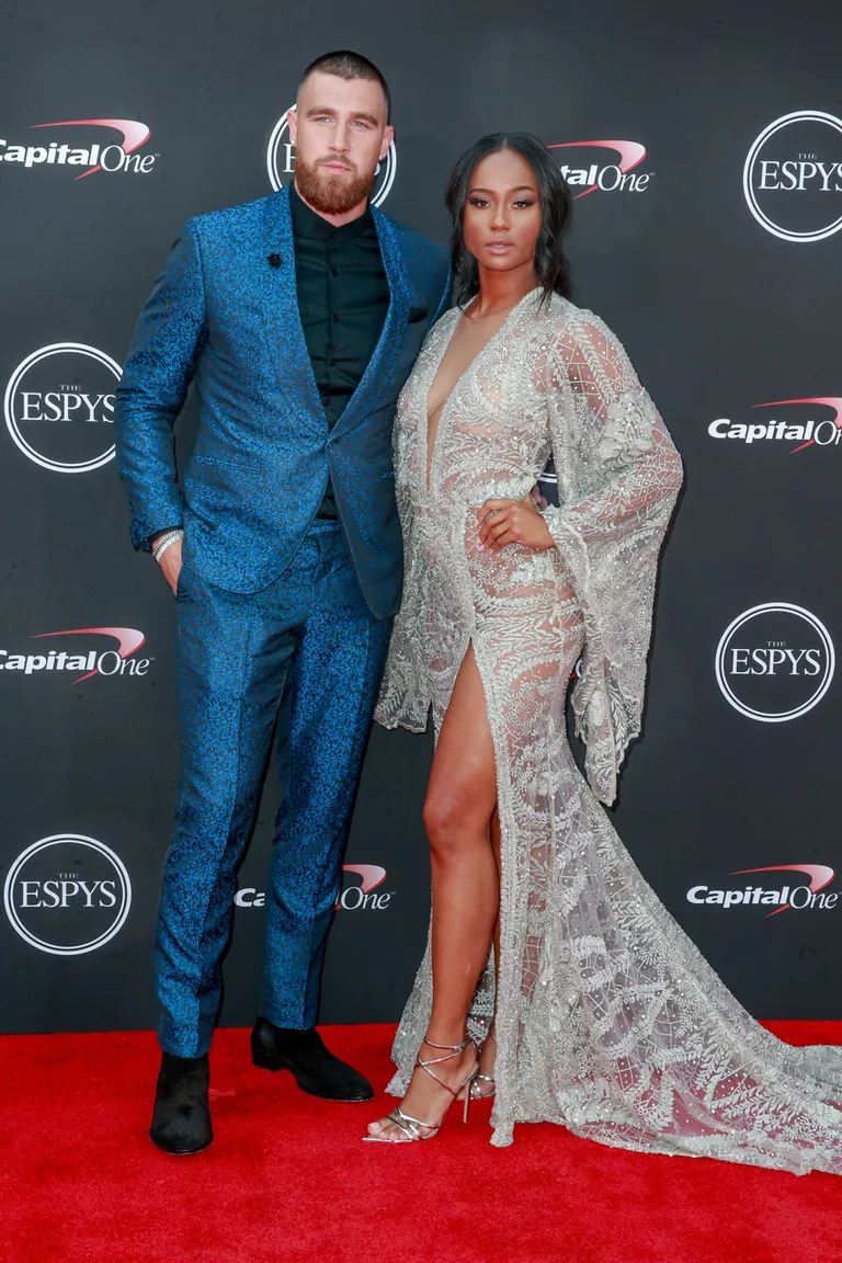 Travis Kelce and Kayla Nicole attend the ESPYS on July 18, 2018, in Los Angeles, California. | Source: Getty Images

